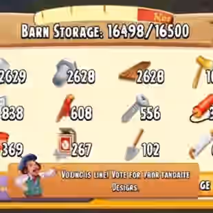 [WARRANTY] +140LVL // +16500 BARN (FULL ITEMS) // +40M COINS // +3500 SILO // +800 DIAMONDS (iOS/ANDROID) - Image 1