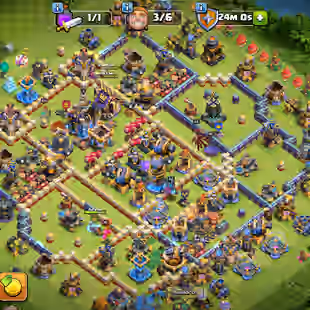 🚨10K GEMS!!FULL MAX DEFENSE-16xEPIC[GG-SB-FB-EB-RS-MAX]2x GURD MAX🚨MAX TYPE TH18-249!!HERO MAX-19xSKINS!!NC-YES!440CWL - Image 1