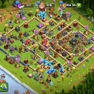 💫[ PREMIUM TH-17 - 9'000 GEMS ]💫SB-FB-EB-RS [21] | MM-SN [17] - DC [15] | HEROS: 80-90-53-58-33 || LVL 16-17 WALLS |  - Image 1