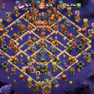 PREMIUM TH 17 MAX || 86-99-67-75-50-4 HEROS 3 HEROS MAX|| FIRE BALL MAX! ELECTRO BOOTS MAX! 4 EPICS 26 LVL || GOOD ONE - Image 1