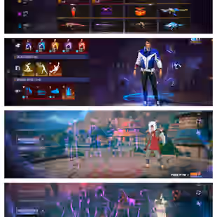 Latam North| Lv66 | FFWS Legendary Bundle  | Naruto Bundles | 187 Bundles  | 6 Evo Guns (HIGH)  | 429 Weapon Skins  - Image 1