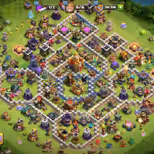 LOWEST TH-16 | XP-192 | 6 BUILDERS | NC-AVAILABLE | 1.2K GEMS | HERO 54-58-45-36-25 | MAGIC ITEMS | CHEAP DEAL | - Image 1