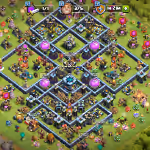 10000 gems | Xp: 207 Th13 full Max rare account only king left | 7x epic equipment | decoration & High gems account - Image 1