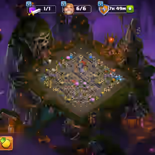 🔥[ NEW UPDATE HEROS MAX ]🔥TH-18 NEAR MAX | WALLS MAX - HEROS MAX - PETS MAX | ALL 17 EPIC EQPMNT GREAT | skeleton SET - Image 1
