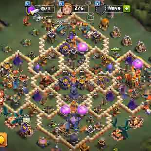 TH 16 || Wall - Max || 3 Nice Skin Legends || Change Name Free || Guaranteed || Safe Acc || Donation Acc - Image 1