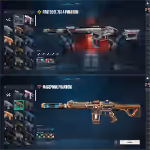🌍EU | 57 Skins✨| 4 Knives | Reaver Knife Velocity | Protocol781-A & Magepunk Phantom | RGX 11z Pro & Reaver Vandal - Image 1