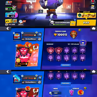 100k TROPHIES⭐MACHERINO PIN🌟73 MAX POWER BRAWLER | 101 BRAWLER UNLOCK | 51 HYPERCHARGE | 344 SKIN | INSTANT DELIVERY - Image 2