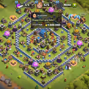 🔥[7'800 GEMS-FULLY MAX TH-12] 🔥[7EPIC-S.BALL-F.BALL MAX] | HERO-65-65-40-40 | NC FREE | NOTHING LEFT FOR UPGRADE - Image 1