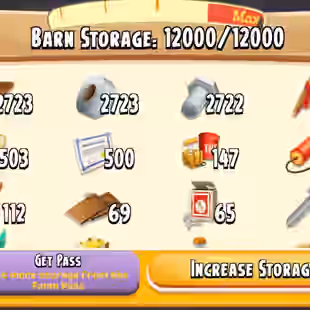 [WARRANTY] ✅ 110LVL // 12000 BARN // 15M COINS // 7500 BARN MATERIALS // 800 DIAMONDS (iOS/ANDROID)✅ - Image 1