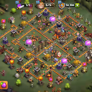 🔥TH10 MAXED[NOTHING LEFT]|7X EPIC [SB - MS MAXED] |1X SCENERY |2X BK SKIN |450 CWL MEDALS|FREE NC|LOTS OF MAGIC ITEMS - Image 1