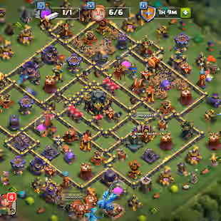 🔥[LEGENDARY LEAGUE WARDEN]🔥TH 17 NEAR MAX || BK 81 AQ 91 MP 61 GW 58 RC 38 DD 10 ||SB 26 MS 26 FB 26 EB 26 MM 23 RS 23 - Image 1