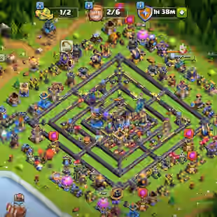 (1150 MEDALS CWL) TH18 XP262 | 8 EPIC SEKILL MAX-17 FULL | 18 SKIN HERO | 500CN | 2840 WS | BB10 BM35 BC35  - Image 1