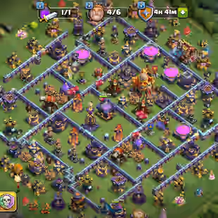 TH16 MAX | HERO 90-83-70-65-36-7|7K GEMS|STRONG DEF|RARE STATUE|EPIC EQUIPMENT|9 RARE SKIN|MAGIC ITEMS CWLFULL FAST DLV - Image 1