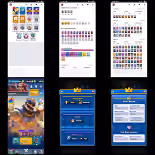 LVL-70!🔱KT-15!!🔥21x EVOS[ 3x HEROES]! 7x RARE EMOTES[ GOBLIN KISSING TROPHY]! 141x EMOTES! 108x CARDS LVL14!! NC FREE! - Image 2