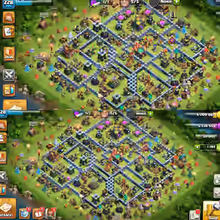 🔥5 Digit Rank🔥Exp-228||6th Builder||Th14 Good Account||Heroes-82-81-50-56-30||7 Heroes Skin||Some Magic items  - Image 1
