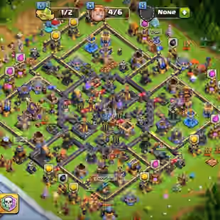 🔥 [ TH-18 NEAR MAX - 11'500 GEMS ]🔥SB-GG-EB [MAX] | RS [26] | FB [20] | MANY WALLS - PETS - HEROS MAX || 500 MEDALS | - Image 1