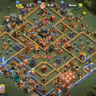 15.7K GEMS | TH 17 NEAR MAX | 86-88-56-70-42-10 HEROES | 15 EPIC EQUIPMENTS | FREE RENAME | STACKED CWL MEDALS - Image 1