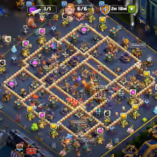 GEM 5200 ! TH16 MAX WALLS ! JUSTICE SCENERY 10X SKIN ! HERO 82-87-60-62-40-10 ! EB/MAX FB/MAX SB/20 AF/20 RS/17  - Image 1