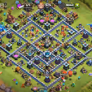 TH-13 6910 GEMS 3x EPIC EQUIPS | 168 XP | 3437 RAID MEDALS | MAGIC ITEMS | HEROS: 55-61-42-41-10  - Image 1