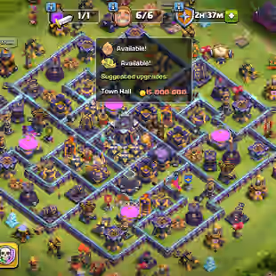 TH 15 Near Maxed !! 15 Epic Equipment !! 2 Pets & lab left !! Namechange 1000 !! 13 Hero Skins - Image 1