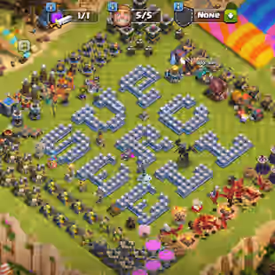 Th12 max nothing left || Gems 1700 || 9 epic equipment 4 max || painter scenery 3x scenery 6x hero skin || Name C  free - Image 1