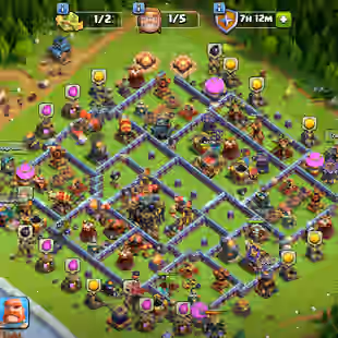 🌲[ PREMIUM TH-17 ]🌲ROCKET BACKPACK [MAX] | SB [23] | EB-RS [20] | HEROS: 73-87-35-62-34 | LEVEL 16 WALLS | NICE DEF - Image 1