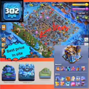 TH18 || LvL 302 MAX || hero max : 104-105-95-80-55-11 / MAX WALLS - Image 1