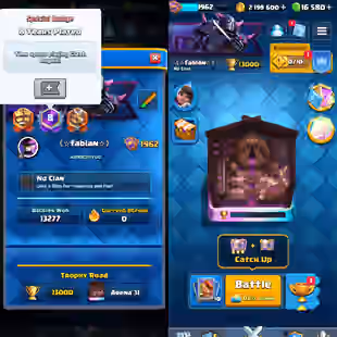16K GEMS🔥8 YEARS PLAYED🔥91 CARD LV15-LV14 [ 24 MAX ] 22 EVO! 13K TROPHY! KT LEVEL 16! XP-77! NC AVAILBLE! - Image 1