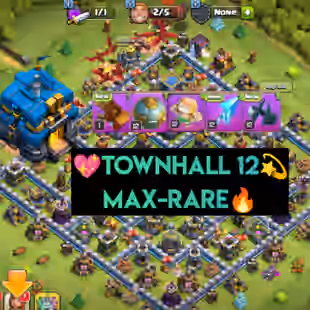 💖Quick Send🔥- [ TH12- SUP-MAX ] [ 5x EPIC EQIP ] || HERO 60-58-40-32 || MAGIC ITEMS LOAD || HERO SKIN || FULL SAFE ACC - Image 1