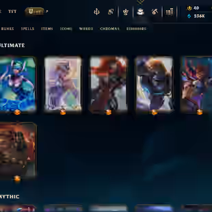 [EUW] 647 Skins | 6 Ultimate | Platinum 1 (Ex Emerald 2) | All Champions | Level 680 | INSTANT DELIVERY - Image 1