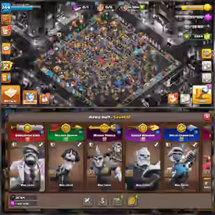 [F1] 💙 RAREST DARK DAYS FULL SET 💙LEGEND LEAGUE TH-18 ALMOST MAXED | 16X SCENERY | FULL MAX DEF | SOLID EPIC EQUIPMENT - Image 1