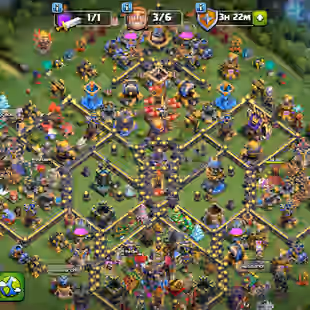 LEGEND RANK | TH18 CLOSE MAX | SB-MAX!AF-MAX!FB-MAX!RS-MAX!EB-MAX | HERO-105-105-80-55-20 | MAX DEFENCE-TROOPS | 211-XP - Image 1