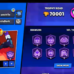 70K TROPHIES | 50 MAXED | 335 TOTAL SKINS | SATURNIAN FAME | CR 6738 | COC THX 8 | ALL IN 1 ACCOUNT - Image 1