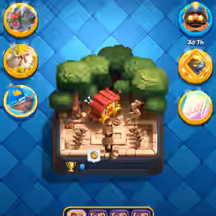 ❗[ 64X CARDS MAX ]❗2X LEVEL 16 CARD|| 15X EVOLVED || 10X ELITE || LEVEL 61 || TROPHY: 10500 | 116X EMOTES | 118X BADGE - Image 1