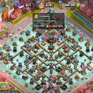 🔥[ TH-17 FULLY MAX ]🔥GG-SB-MM-AF-RS-EB [MAX] | FB [23] - 21X EQPMNT MAX | DEFENCES - WALLS - TROOPS - PETS - BH MAX - Image 1