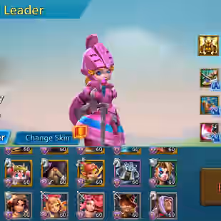  T5 - 817M Mights - Kingdom 404 - 3 Castle Skins | Vip 13 | ATK 248+ | 14M Troop | 97K Gem | 381M Research | l - Image 1