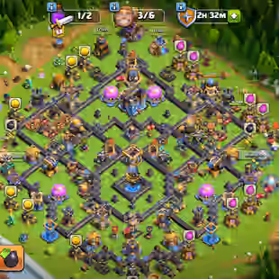 🔥[ NEW UPDATE ALL HEROS MAX - GP FREE ]🔥SB-GG-AF-RS-EB [MAX] | FB [26] - MT [20] | WALLS - HEROS MAX | MAJESTIC SET | - Image 1