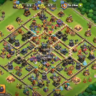 TH 17 4 HERO MAX || HEROES 100-100-67-75-50-13 || 2188 WAR STARS | HIGH EPIC EQUIPMENT | 8 HERO SKIN - Image 1