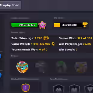 1 BILLION COINS | LEVEL 69 | 123 CASH | NO CUES | BERLIN RING | ALL TABLE UNLOCKED | SAFE & SECURED | ANDROID & IOS - Image 1