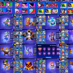 35k TROPHY | 90 BRAWLERS | 2 lvl PRESTIGE | 21 MAXED | 19 HYPERCHARGE | DARK ANGEL EDGAR | MECHA COLT | MECHA JESSIE | M - Image 1
