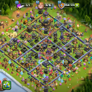 🔥TH 17 4 HERO MAX🔥15100 GEMS-XP 248-HERO 100-100-64-75-50-[ 10 EPIC EQUIPMENT ALMOST MAX-1571 MEDALS-HUGE OBSTACLES - Image 1