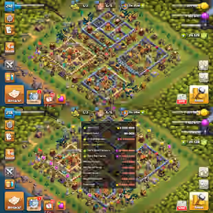 🔥24.5K GEMS-WAR ARENA-LEAGUE RC🔥TH-16 ALMOST MAX! XP-218! 8X EPIC EQUIP! HEROES:-84-85-53-38-41-4! MAXED DEFENSE!  - Image 1