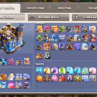 35X SKINS | TH18 CLOSE MAX | SB-MX!FA-MX!AF-MX!RS-MX!EB-MX!GG-23!MM-23 | HERO-106-107-95-80-55-25 | 230-XP |BEST PROFILE - Image 1