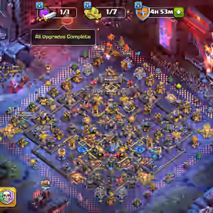 💜NEW UPDATE MAXED💜[TH18] 6 HERO MAX || DEF/WALLS/ALL TROPS MAX || ALMOST ALL EPIC EQUIPMENT MAX || 4x RARE SCENERY || - Image 1
