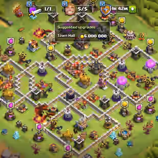 🔥[FULYY MAX TH-11-5EPIC MAX]🔥HERO-50-50-30-20 | 500 CWL MEDALS | 6EPIC EQUIPMENT | NOTHING LEFT FOR UPGRADE  - Image 1