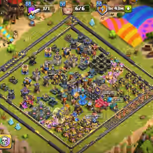 Th18 Almost Max [] 6 Heros Max [2 Lvl Left] [] Equipments-8x-Epic Best [] XP-247 [Almost All Wall Max] 676 Cwl Medals - Image 1