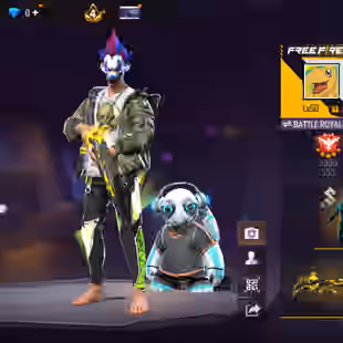 FF273|Lv58/298 Weapon (2 EVO + 63 Mythic)/M4A1-INVERNO DRACO/281 Costume (8 Mythic)/60 Emote (23 Mythic)/66 Backpack (25 - Image 1