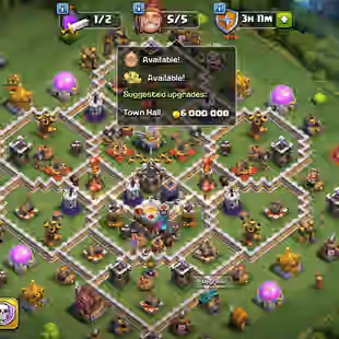 FULLY🔥 MAX TH-11 S🔥.BALL MAX-G.GAUNTLET-F.ARROW | HERO-50-50-30-20 | NC AVAILABLE | KING-QUEEN SKIN | LOW PRICE  - Image 1