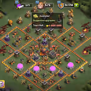 FULLY MAX TH-10 | S.BALL-F.BALL-F.ARROW | HERO-40-40-20 | KING-QUEEN SKIN | NC FREE | NOTHING LEFT FOR UPGRADE  - Image 1