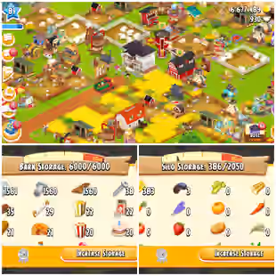 LEVEL 81 | 6000 BARN & 2050 SILO | FULLY FILLED TOOLS & MATERIALS | 6.6M COINS & 930 DIAMONDS | FULL ACCESS | IOS/ANDROI - Image 1